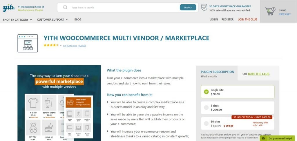 YITH WooCommerce Multi Vendor Plugin